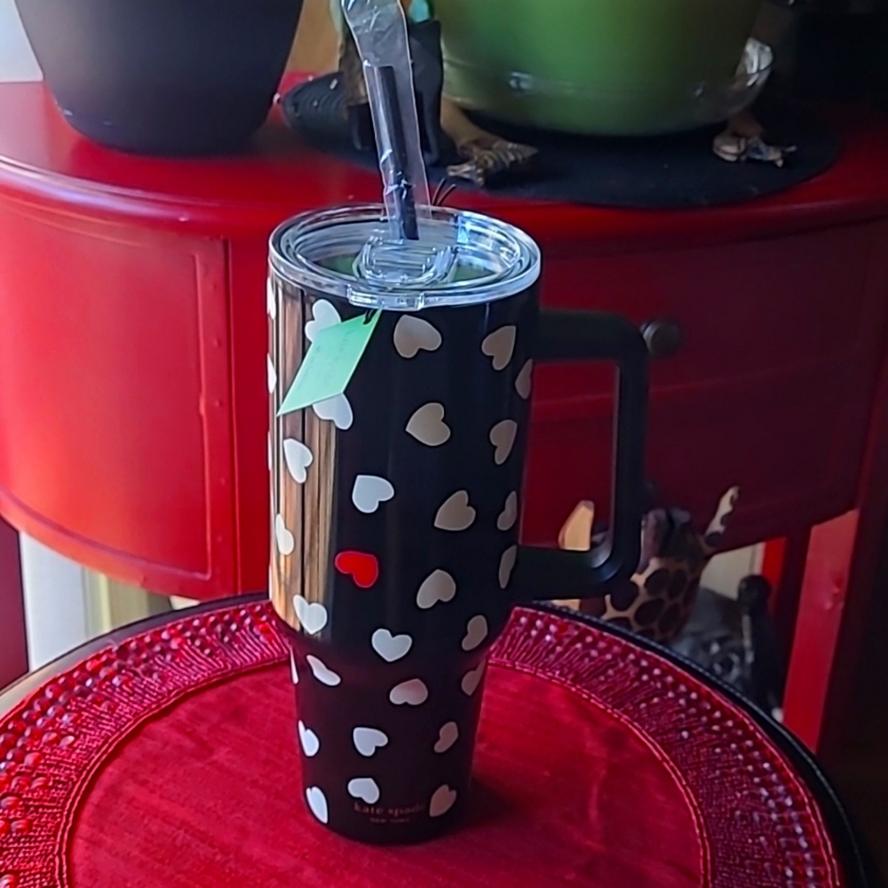 Kate Spade Hearts Tumbler